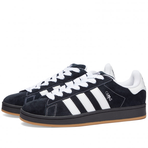Men's Adidas X Korn Campus 00S Shoes in Black/White/Purple | Size: UK 9.5 | Suede/Rubber | END Clothing - shopify_US_11108882809170