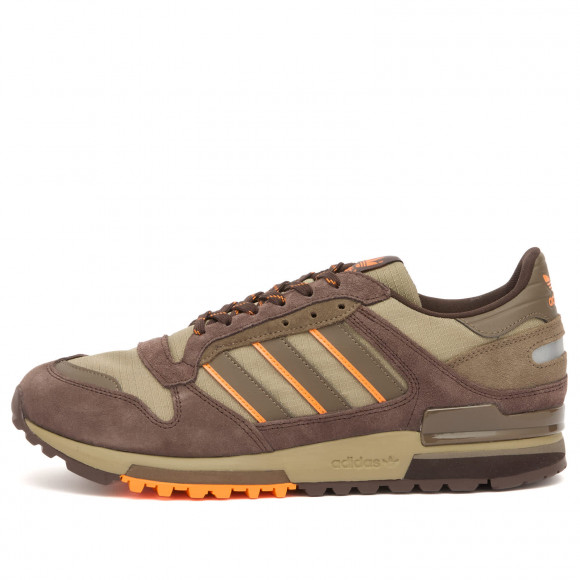 Men's Adidas Zx 600 Sneakers in Dark Brown/Orbit Green/Cargo Brown | Size: UK 6 | Suede/Mesh/Rubber | END Clothing - shopify_US_11108883104082