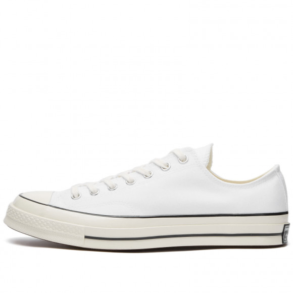 Converse Chuck Taylor 1970S Vintage Ox Shoes in White/Black/Egret | Size: UK 6 | Cotton/Canvas/Rubber | END Clothing - shopify_US_11108885823826
