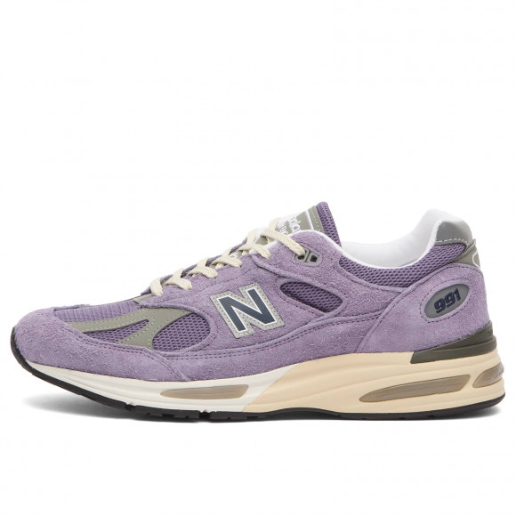 New Balance 991V2 Sneakers in Purple | Size: UK 8 | Suede/Mesh/Rubber | END Clothing - shopify_US_11108900602194