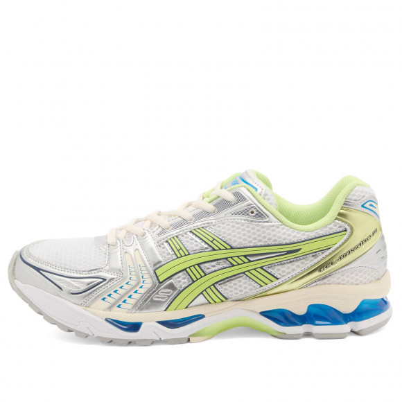 Asics Gel-Kayano 14 Sneakers in White/Lime Green | Size: UK 8.5 | Mesh/Rubber/Synthetic | END Clothing - shopify_US_11108907417938