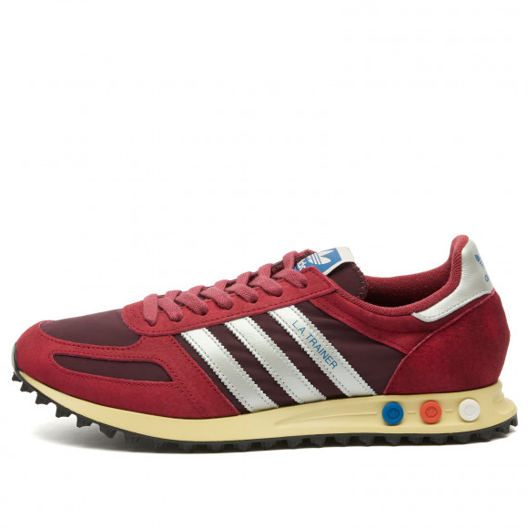 Adidas La Trainer Og Sneakers in Noble Maroon/Silver Met./Maroon | Size: UK 12 | Nylon/Suede/Rubber | END Clothing - shopify_US_11108912136530
