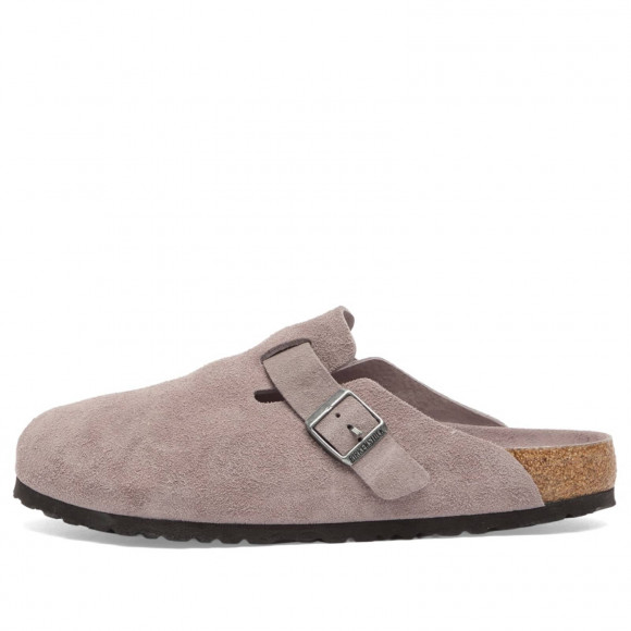 Men's Birkenstock Boston Sfb Shoes in Faded Purple Suede | Size: UK 10.5 | Leather/Suede/Foam | END Clothing - shopify_US_11108912202066