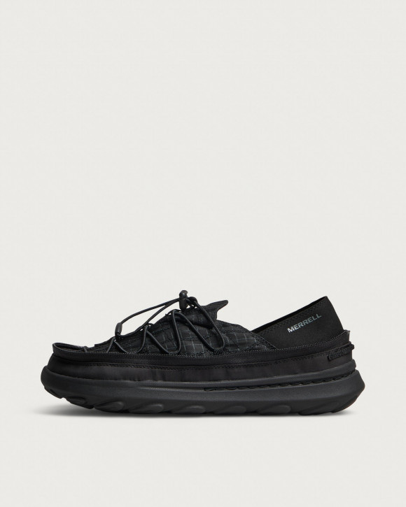 Men's Merrell Hut Moc 2 Packable Sneakers in Black | Size: UK 9 | Nylon/Mesh/Foam | END Clothing - shopify_US_11108916658514