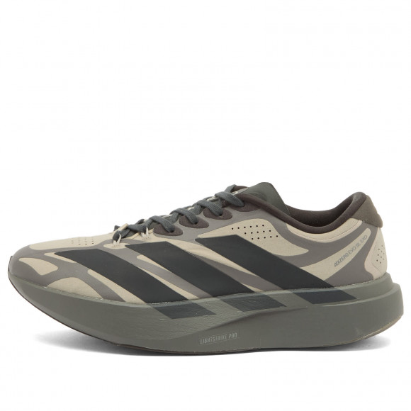 Men's Adidas Adizero Evo Sl Exo Shoes in Putty Beige/Legend Ink/Iron Met | Size: UK 6 | Mesh/Rubber/Synthetic | END Clothing - shopify_US_11108917707090