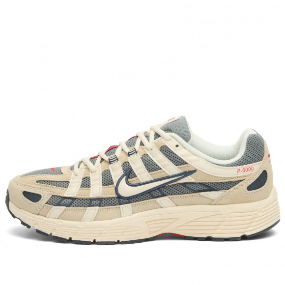 Men's Nike P-6000 Mbts Sneakers in Khaki/Blue/Red | Size: UK 6.5 | Leather/Mesh/Rubber | END Clothing - shopify_US_11108942315858