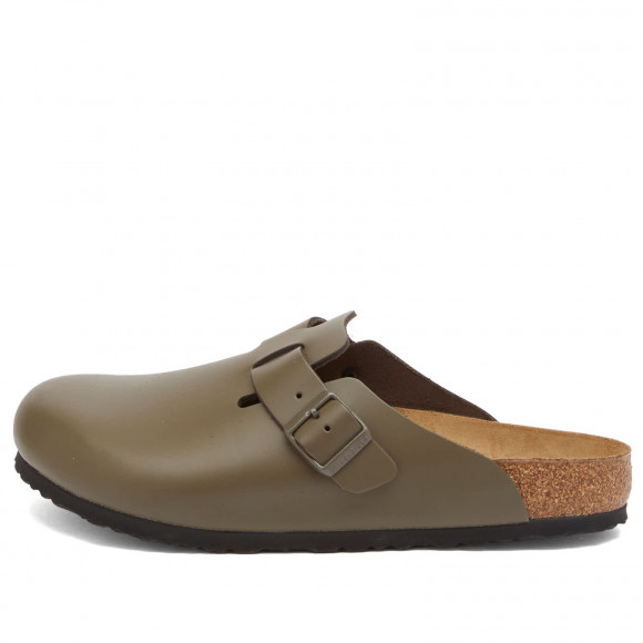 Men's Birkenstock Boston in Concrete Grey Smooth Leather | Size: UK 5.5 | Leather/Eva | END Clothing - shopify_US_11108948476242