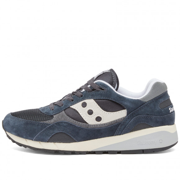 Men's Saucony Shadow 6000 Shoes in Navy/Gray | Size: UK 10 | Leather/Suede/Mesh | END Clothing - shopify_US_11108950540626