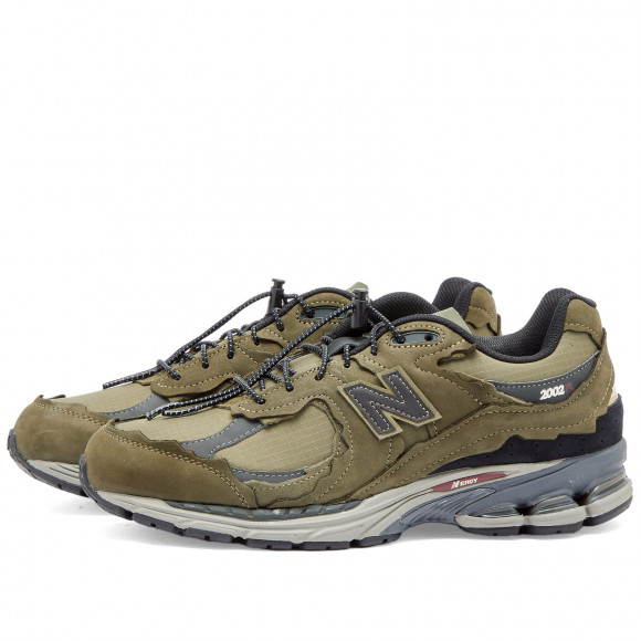 New Balance M2002Rdn Shoes in Dark Moss | Size: UK 7 | Leather/Suede/Mesh | END Clothing - shopify_US_11108952179026