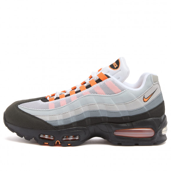 Nike Air Max 95 Og Sneakers in Black/Mandarin/Grey | Size: UK 9.5 | Leather/Suede/Mesh | END Clothing - shopify_US_11108952605010