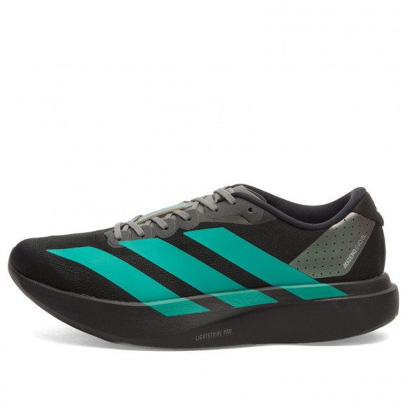 Men's Adidas Adizero Evo Sl Sneakers in Core Black/Pure Teal/Grey Four | Size: UK 8.5 | Mesh/Rubber/Foam | END Clothing - shopify_US_11108953096530