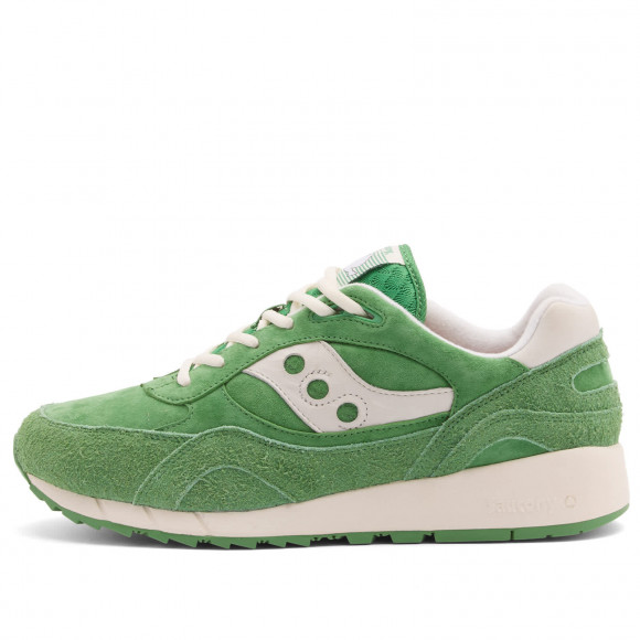 End. X Saucony Shadow 6000 Shoes in Green/White | Size: UK 4 | Suede/Mesh/Rubber | END Clothing - shopify_US_11108954210642