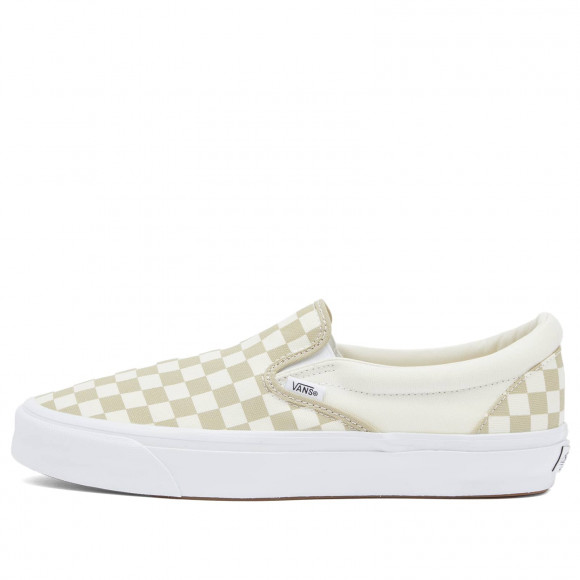 Vans Lx Classic Slip-On 98 Sneakers in Checkerboard Eucalyptus | Size: UK 4.5 | Canvas/Rubber | END Clothing - shopify_US_11108955291986