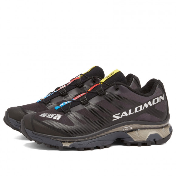 Men's Salomon Xt-4 Og Shoes in Black/Ebony/Silvmetal | Size: UK 8 | Rubber/Eva | END Clothing - shopify_US_11108955685202