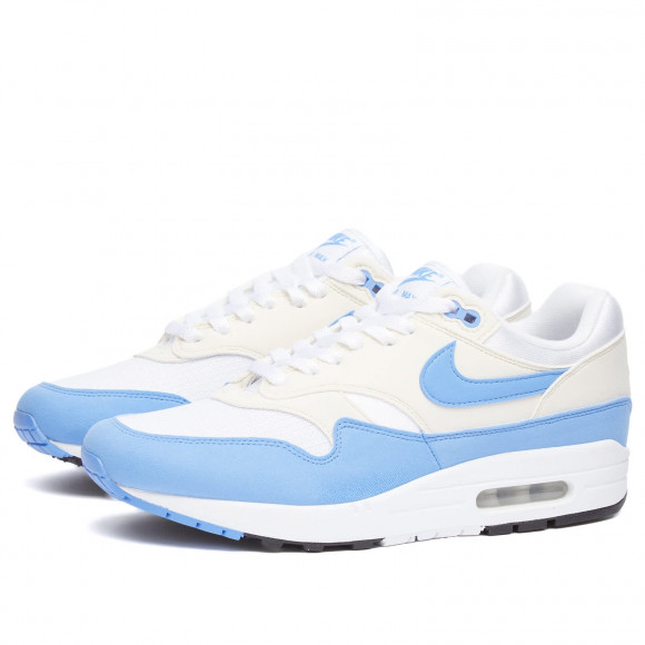 Women's Nike Air Max 1 '87 W Sneakers in White/Pulse/Black | Size: UK 3.5 | Rubber/Synthetic | END Clothing - shopify_US_11108959387986