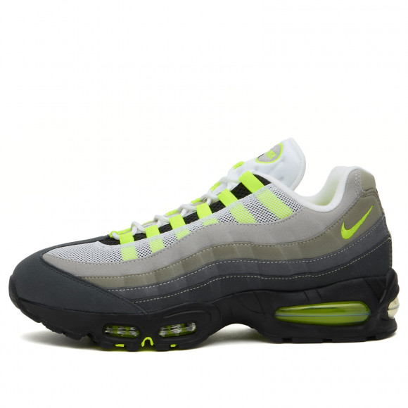 Nike Air Max 95 Og Sneakers in Black/Neon Yellow | Size: UK 7.5 | Suede/Mesh/Rubber | END Clothing - shopify_US_11108978557266
