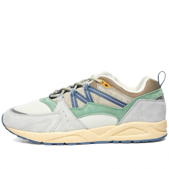 Men's Karhu Fusion 2.0 Shoes in Dawn Blue/Basil | Size: UK 11 | Suede/Mesh/Rubber | END Clothing - shopify_US_11108991566162