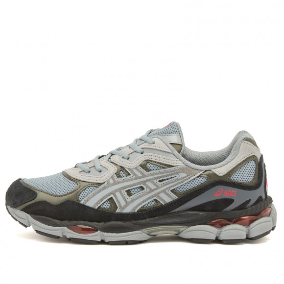 Asics Gel-Nyc Shoes in Gravel/Black | Size: UK 12 | Suede/Mesh/Rubber | END Clothing - shopify_US_11108993401170