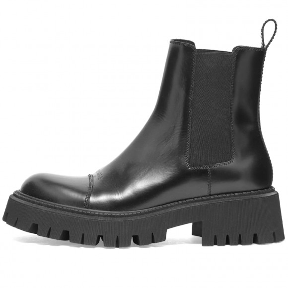 Men's Balenciaga Tractor Bootie L20 in Black | Size: UK 11 | Leather/Canvas/Rubber | END Clothing - shopify_US_11108998578514