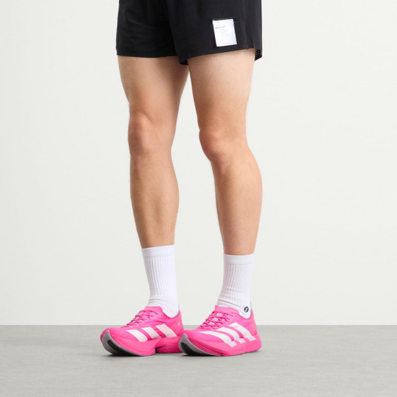 Men's Adidas Adizero Adios Pro 4 Sneakers in Shock Pink/Zero Metalic/Aurora Plum | Size: UK 10 | Rubber/Synthetic | END Clothing - shopify_US_11108998873426