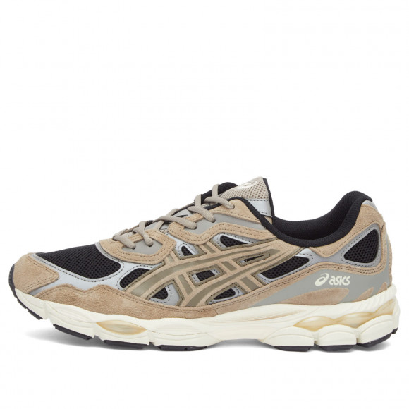 Asics Gel-Nyc Shoes in Black/Greige | Size: UK 6.5 | Suede/Mesh/Rubber | END Clothing - shopify_US_11109021679954