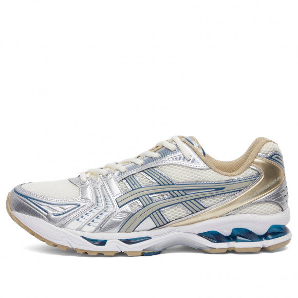 Asics Gel-Kayano 14 Og Shoes in Cream/Pure Silver | Size: UK 6.5 | Synthetic Leather/Mesh/Rubber | END Clothing - shopify_US_11109023646034