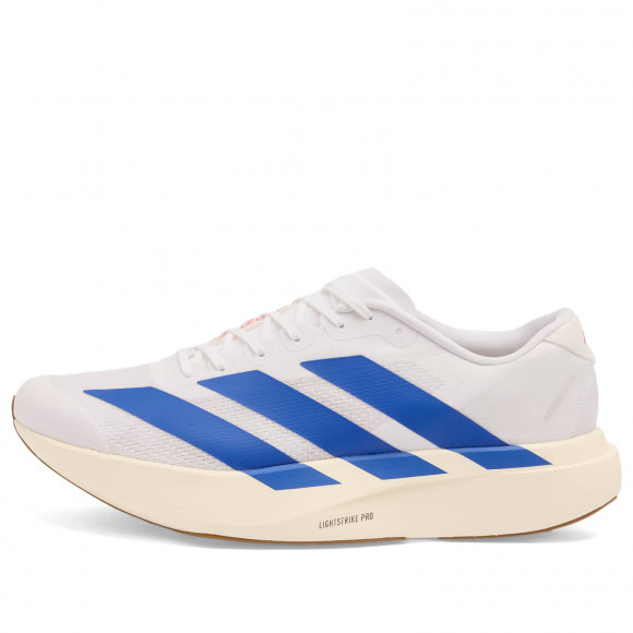 Men's Adidas Adizero Evo Sl Sneakers in Ftwr White Team Royal Blue/Pure Ruby | Size: UK 6 | Mesh/Rubber/Foam | END Clothing - shopify_US_11109026922834