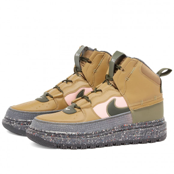 Men's Nike Air Force 1 Boot in Brown Kelp | Size: UK 6.5 | Leather/Rubber | END Clothing - shopify_US_11109029085522