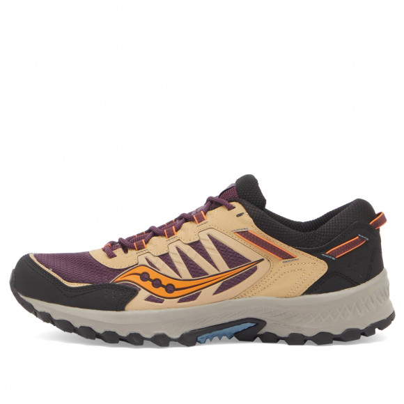 Men's Saucony Grid Peak Shoes in Purple/Orange | Size: UK 5.5 | Mesh/Rubber/Foam | END Clothing - shopify_US_11109030134098