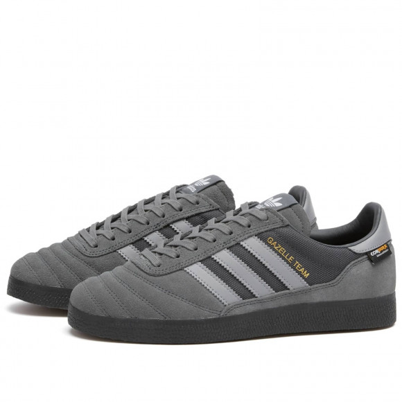 Adidas Gazelle Team Sneakers in Grey/Core Black | Size: UK 11.5 | Suede/Rubber | END Clothing - shopify_US_11109057036626