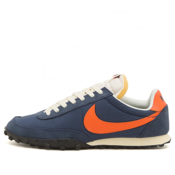 Men's Nike Waffle Racer Og Sneakers in Midnight Navy/Safety Orange | Size: UK 11.5 | Nylon/Suede/Rubber | END Clothing - shopify_US_11109057462610
