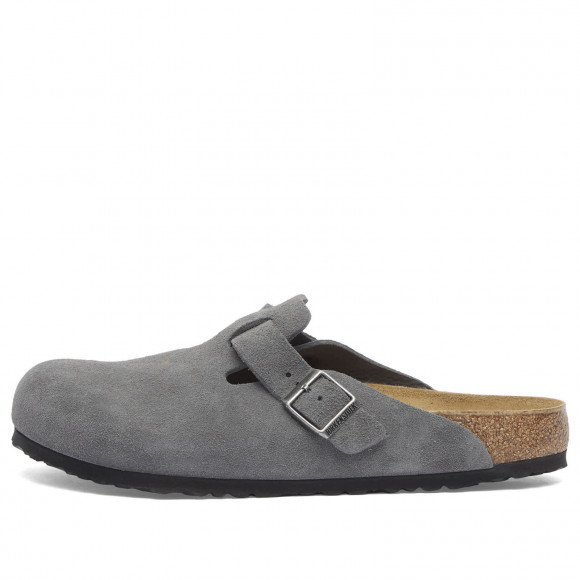 Men's Birkenstock Boston Shoes in Charcoal Suede | Size: UK 8 | Leather/Suede/Eva | END Clothing - shopify_US_11109060215122