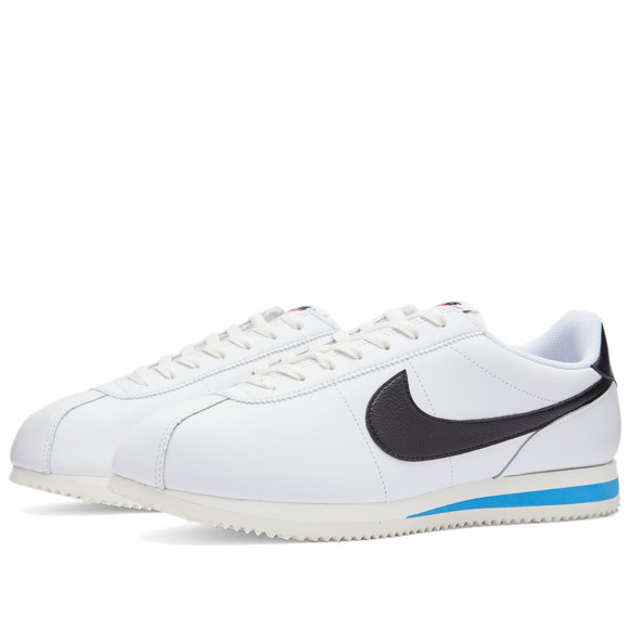 Men's Nike Cortez Shoes in White/Black | Size: UK 11 | Leather/Mesh/Rubber | END Clothing - shopify_US_11109061591378
