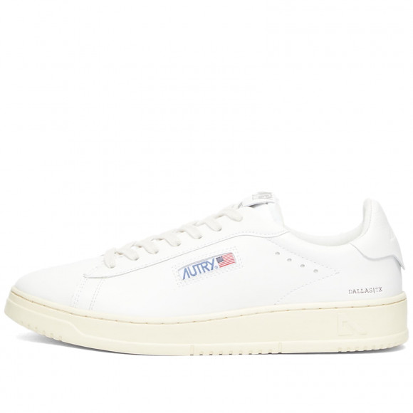 Men's Autry Dallas Low Shoes in White | Size: UK 11 | Cotton/Leather/Rubber | END Clothing - shopify_US_11109075059026