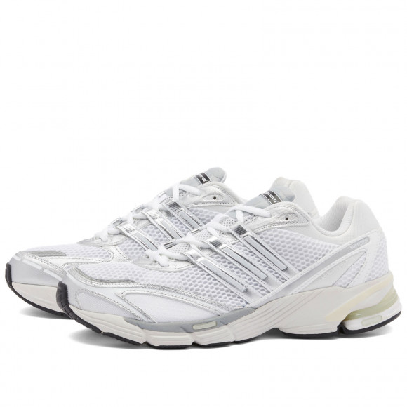 Men's Adidas Supernova Cushion 7 Shoes in White/Silver Met/Crystal White | Size: UK 6.5 | Mesh/Rubber/Eva | END Clothing - shopify_US_11109086462290