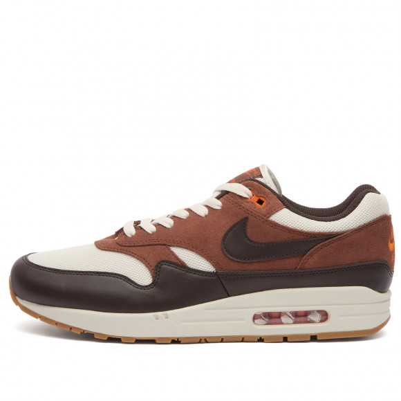 Men's Nike Air Max 1 Ess Sneakers in Brown/Orange | Size: UK 10 | Leather/Suede/Mesh | END Clothing - shopify_US_11109086888274