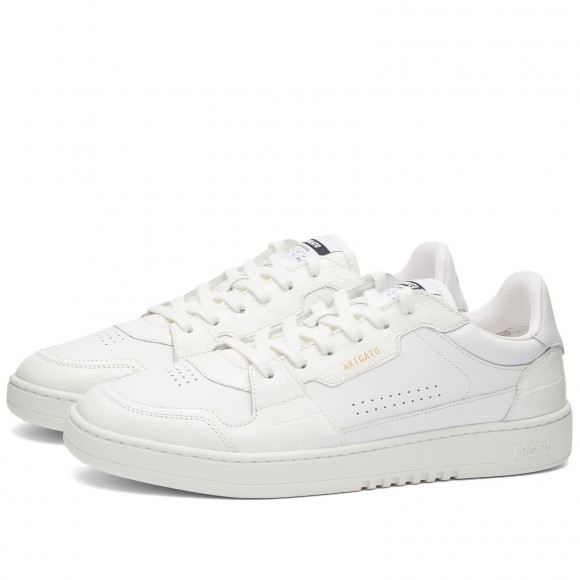 Men's Axel Arigato Dice Lo Sneakers Croco in White | Size: UK 11 | Polyester/Leather/Suede | END Clothing - shopify_US_11109087936850