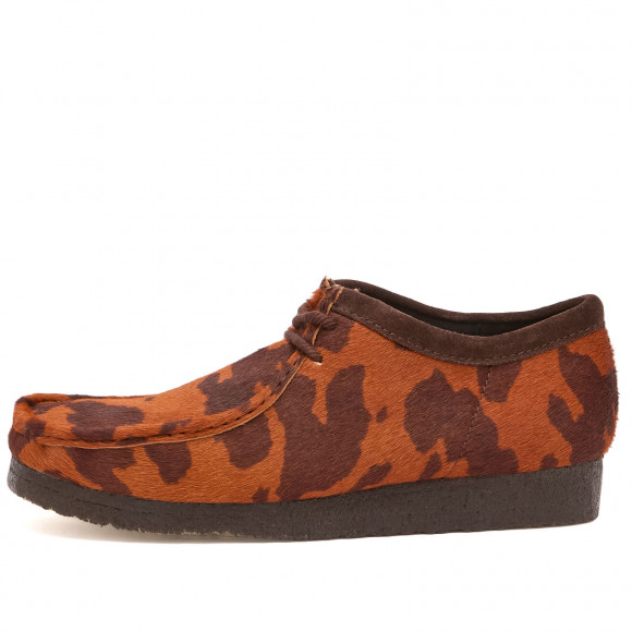 Men's Clarks Originals Wallabee in Brown Cow Print | Size: UK 9.5 | 100% Eva | END Clothing - shopify_US_11109090558290