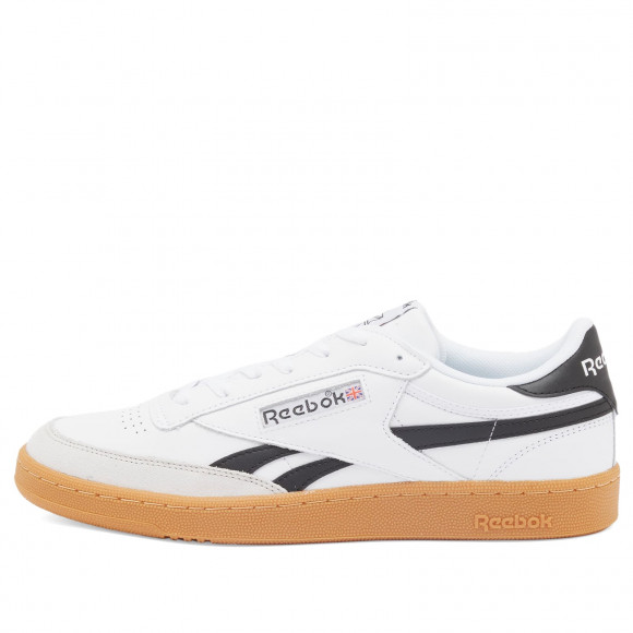 Men's Reebok Club C Revenge Shoes in White/Black/Gum | Size: UK 11.5 | Leather/Suede/Rubber | END Clothing - shopify_US_11109092983122