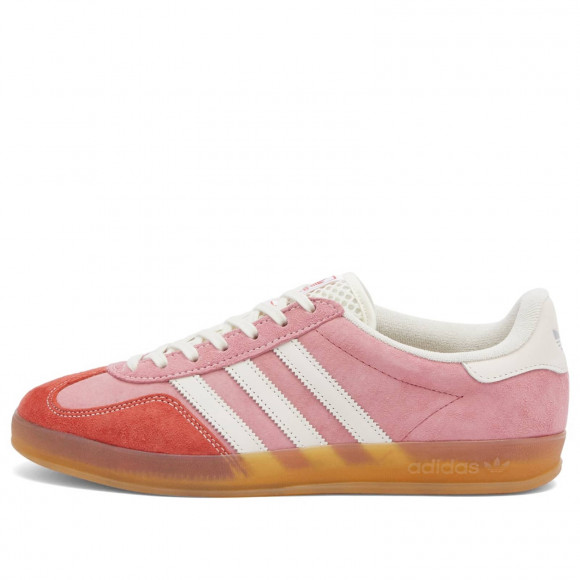 End. X Adidas Gazelle Indoor 'Laundromat' Shoes in Pink | Size: UK 9 | Suede/Mesh/Rubber | END Clothing - shopify_US_11109095080274