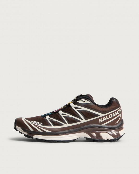 Salomon Xt-6 Sneakers in Black Coffee/French Roast/Vanilla Ice | Size: UK 8.5 | 100% Synthetic | END Clothing - shopify_US_11109099667794