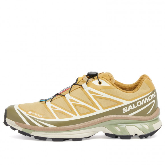 Men's Salomon Xt-6 Gtx Shoes in Antelope/Icicle/Portabella | Size: UK 9 | Mesh/Rubber/Synthetic | END Clothing - shopify_US_11109100355922