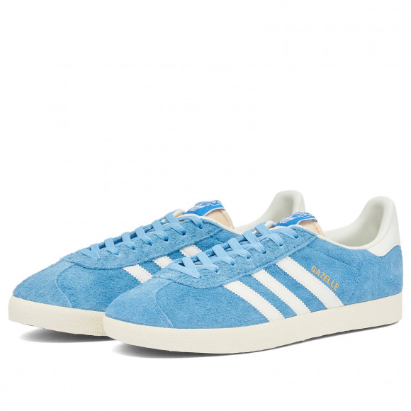 Adidas Gazelle Shoes in Light Blue/Off White/Cream White | Size: UK 4.5 | Suede/Rubber/Leather | END Clothing - shopify_US_11109100847442