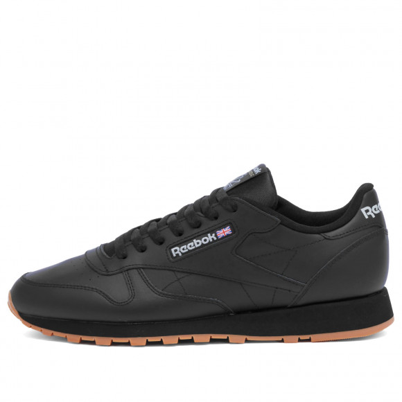 Men's Reebok Classic Leather Shoes in Black | Size: UK 6.5 | Leather/Rubber/Foam | END Clothing - shopify_US_11109118935378