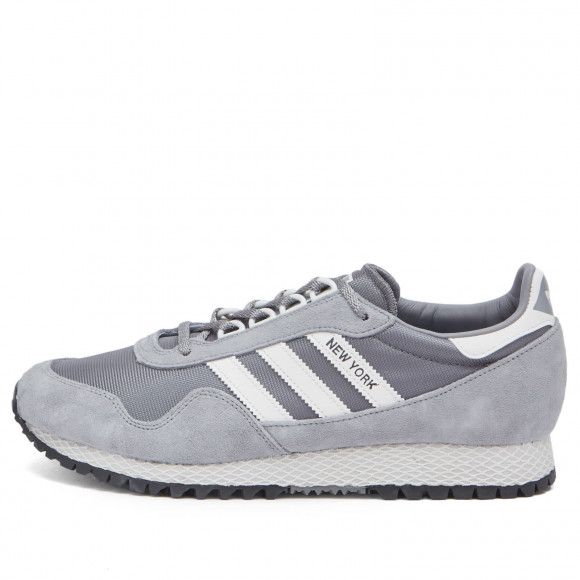 Adidas New York Sneakers in Grey Four/Crystal White/Grey | Size: UK 4 | Suede/Mesh/Rubber | END Clothing - shopify_US_11109119852882