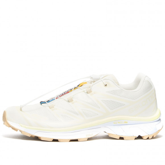 Salomon Xt-6 Shoes in Vanilla Ice/Yellow | Size: UK 8 | Eva/Synthetic | END Clothing - shopify_US_11109122244946