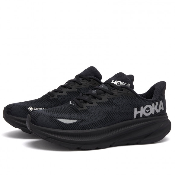 Hoka One One M Clifton 9 Gtx Shoes in Black | Size: UK 8.5 | Mesh/Rubber/Foam | END Clothing - shopify_US_11109122408786