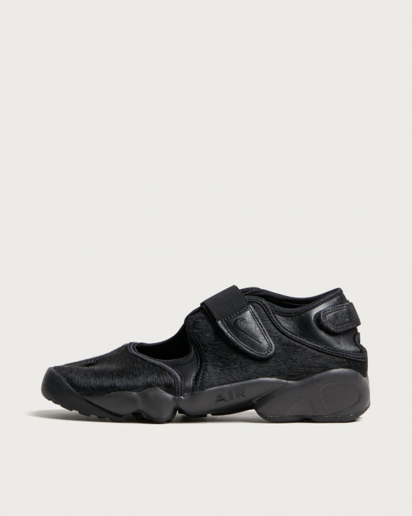 Women's Nike W Air Rift Pony Sneakers in Black/Cool Grey | Size: UK 3 | Rubber/Foam | END Clothing - shopify_US_11141136122194