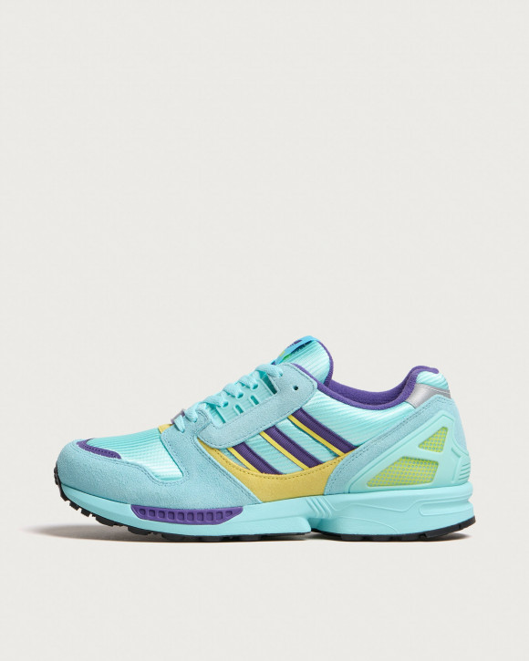 Men's Adidas Zx 8000 Sneakers in Clear Aqua/Unity Purple | Size: UK 10.5 | Suede/Rubber/Eva | END Clothing - shopify_US_11141137531218