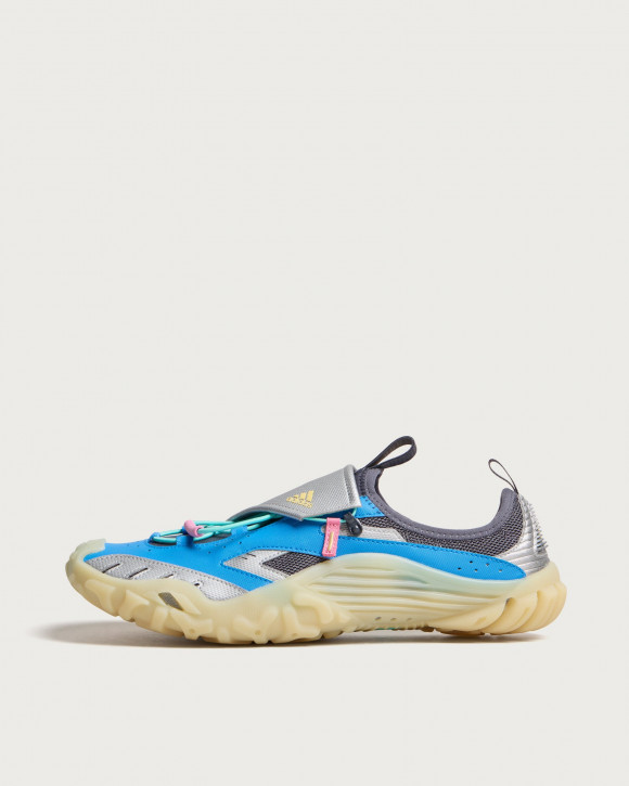 Men's Adidas X Pharrell Williams Watermoc Shoes in Blue/Silver Met/Yellow | Size: UK 10 | Nylon/Mesh/Rubber | END Clothing - shopify_US_11141140447570